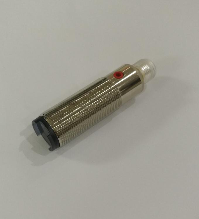 Logam M18 Sensor Fotolistrik M12 Konektor Tipe 40cm Sensing 3 Kabel Beralih