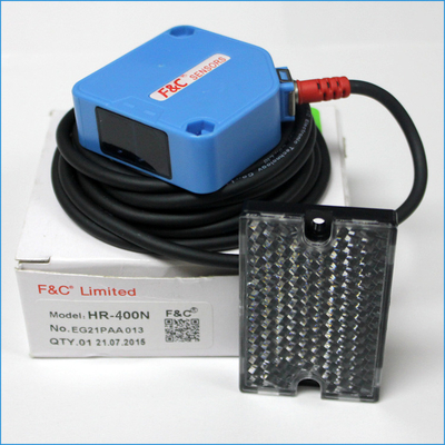 12Vdc Saklar Sensor Fotoelektrik Retro-reflektif 4m Sensing Distance Transducer