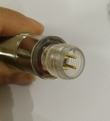 Logam M18 Sensor Fotolistrik M12 Konektor Tipe 2cm Sensing 3 Kabel Beralih