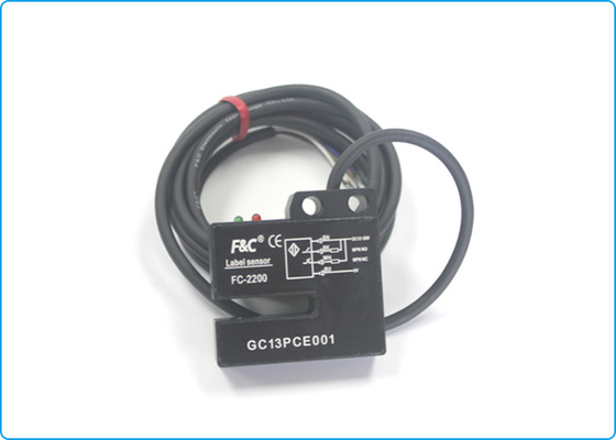 NPN NO + NC 12 V DC Sticker Infrared Label Sensor 6mm Slot Untuk Mesin Labeler
