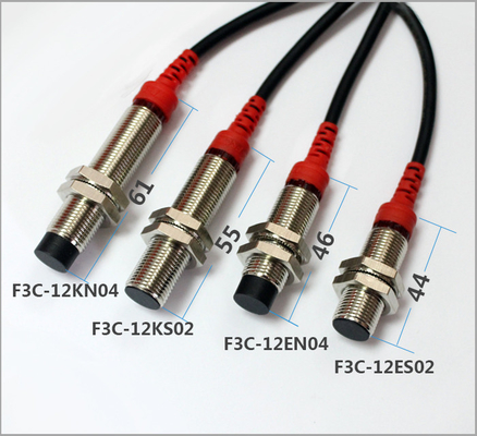 24V DC M12 Industiral Automation Sensor Sensor Beralih 3 Kabel AC NO Switch Induktif