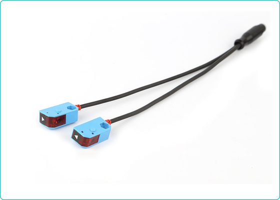 Ukuran Jari MINI Photoelectric Sensor Switch PNP NO 3 Kabel 10cm Sensing