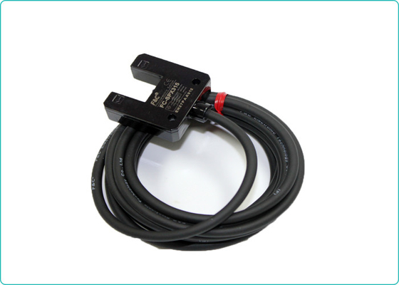 4 Kabel 5V-24VDC Slotted Sensor Optik 15mm Melalui Saklar Fotolistrik