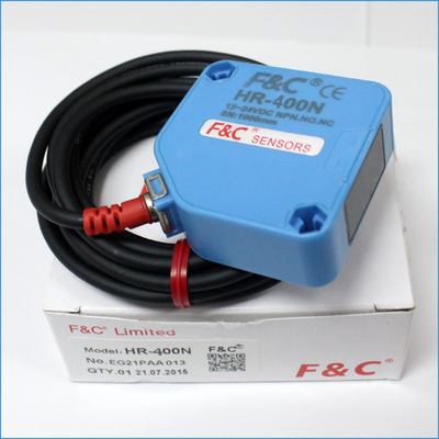 12Vdc Saklar Sensor Fotoelektrik Retro-reflektif 4m Sensing Distance Transducer