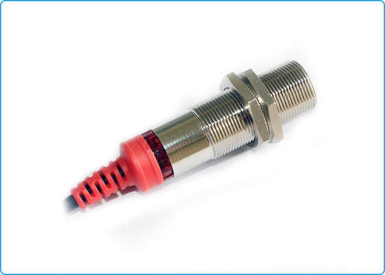 M18 Logam Perumahan Diifuse Sensor Fotolistrik Silinder Reflektif 400mm
