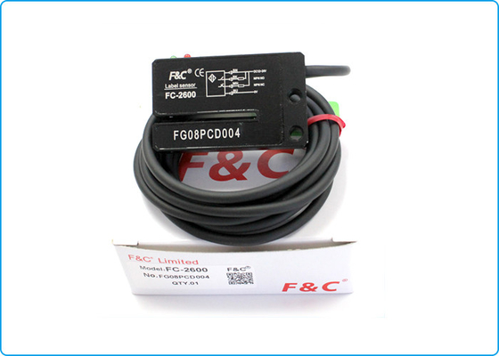 PNP NO + NC 24VDC 4 kabel Sensor Label Perekat Non-kontak Deteksi Tag