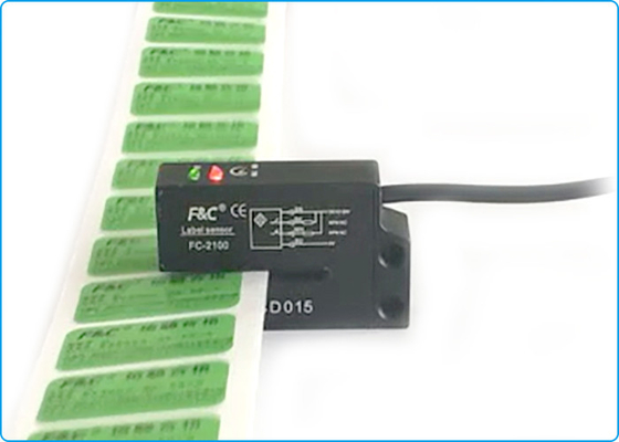 Perekat Umum Label Deteksi 2mm Slot Label Menghitung Sensor untuk Mesin Label
